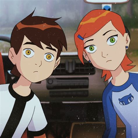 ben ten gwen|Ben Tennyson and Gwen Tennyson .